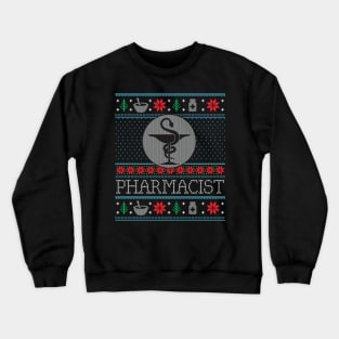 Pharmacy Student Pharmacist Ugly Christmas Xmas Crewneck Sweatshirt